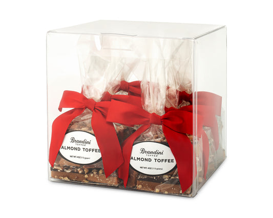 1/4 LB 6 Pack Almond Toffee