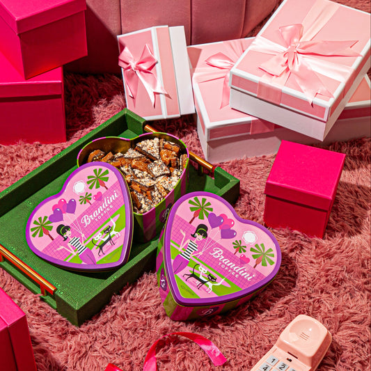 "The Sweethearts" — Brandini × Shag Almond Toffee Tin (24 oz)