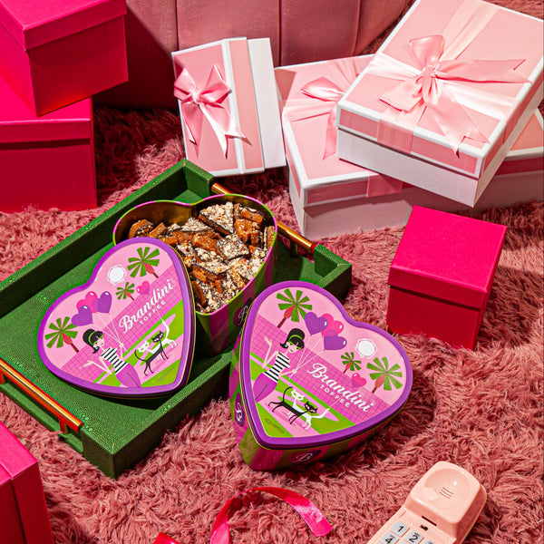 "The Sweethearts" — Brandini × Shag Almond Toffee Tin (24 oz)
