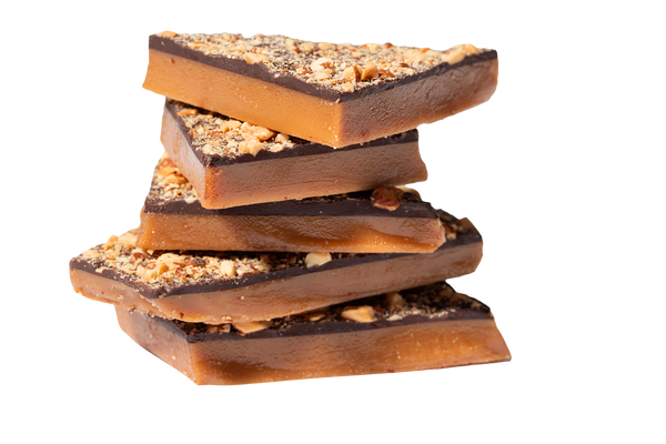 1/4 LB 6 Pack Almond Toffee